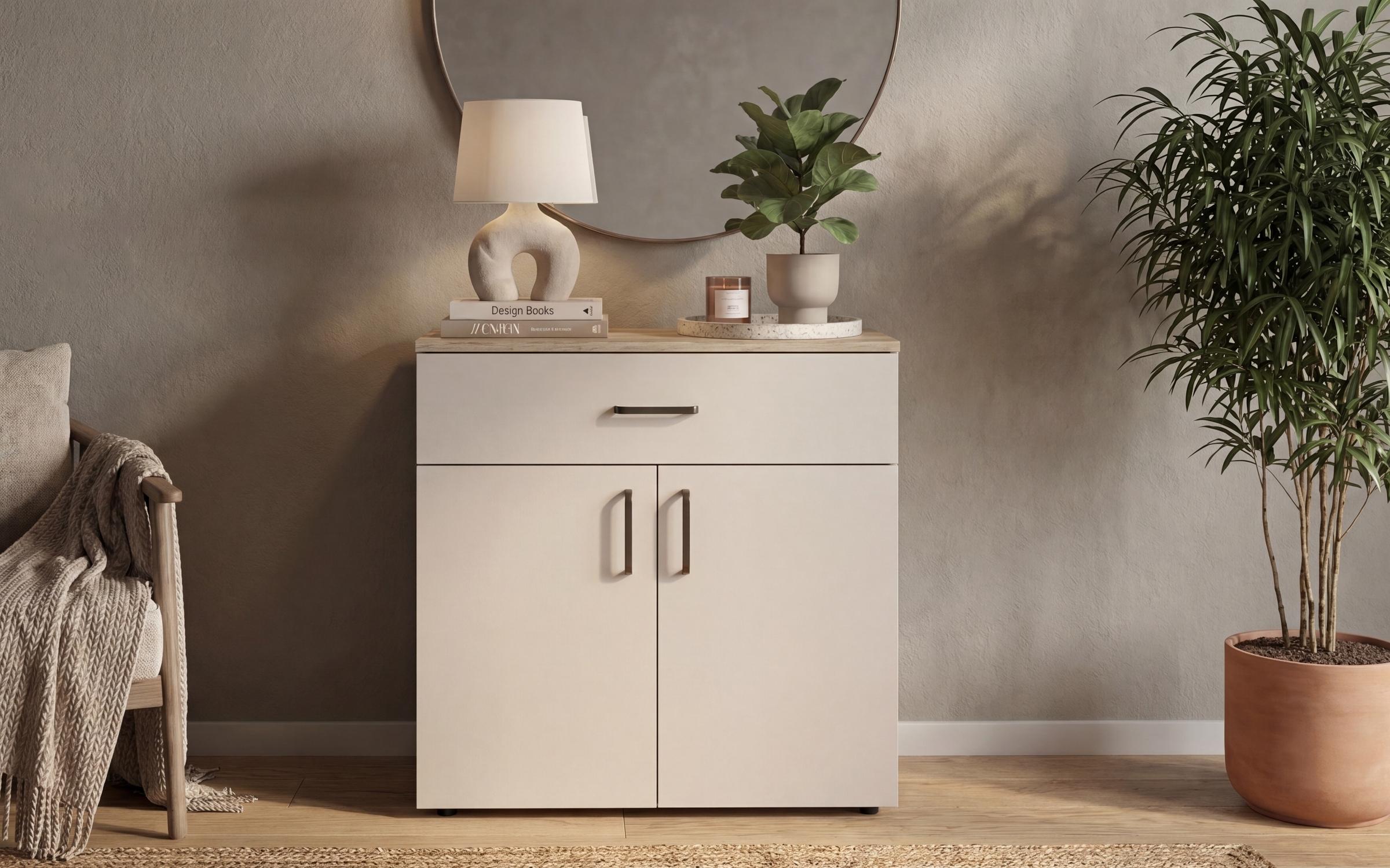 Comoda Space B, casmir + stejar Castello honey  3